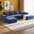 Chenille bleue marine est en rupture de stock
