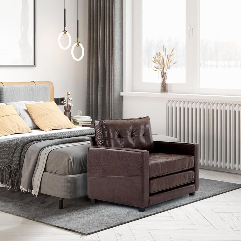 Canapé-lit en chenille 43,31 po Ryelan