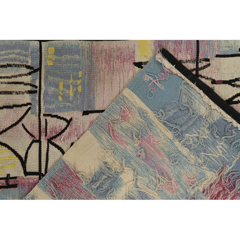 One-of-a-Kind Rectangle 5’6” X 6’8” Hand Knotted Area Rug