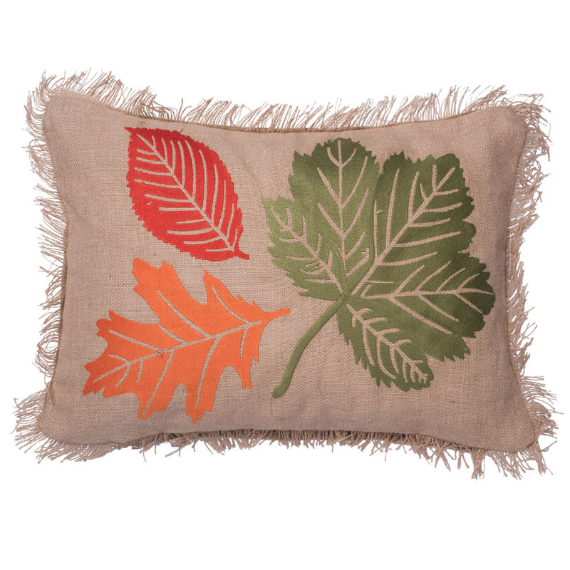  Harvest Leaves Lumbar Pillow