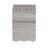 Rolling Two Drawer Vertical Filing Cabinet With Lock And Storage