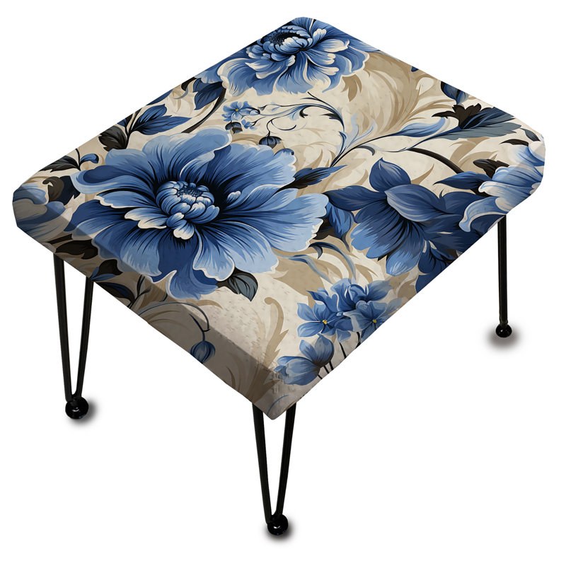 Repose-pieds Cobalt Blue