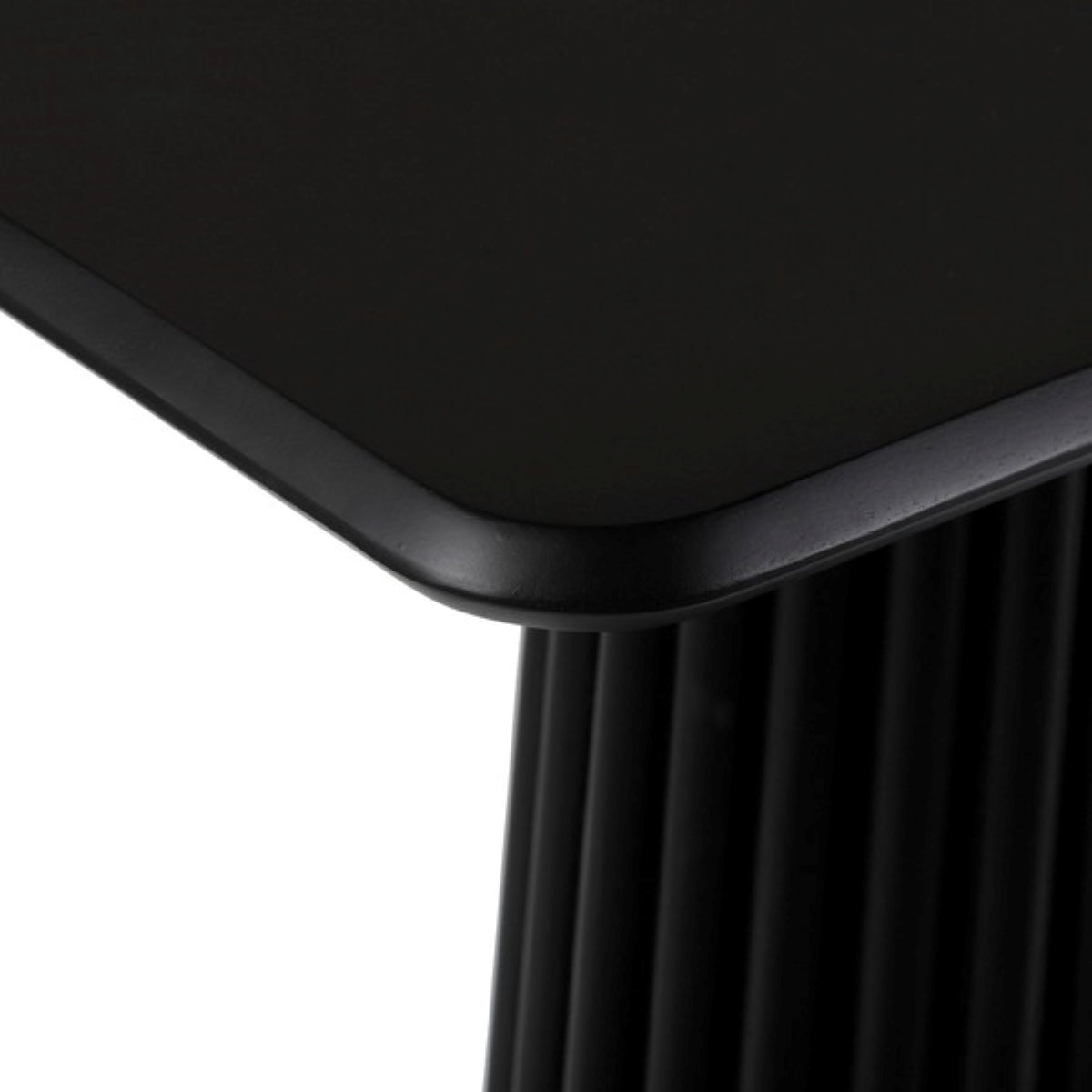 Roanne 55'' Solid Wood Console Table, Black