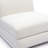 Frome Cream Chenille Modular Armless Chair