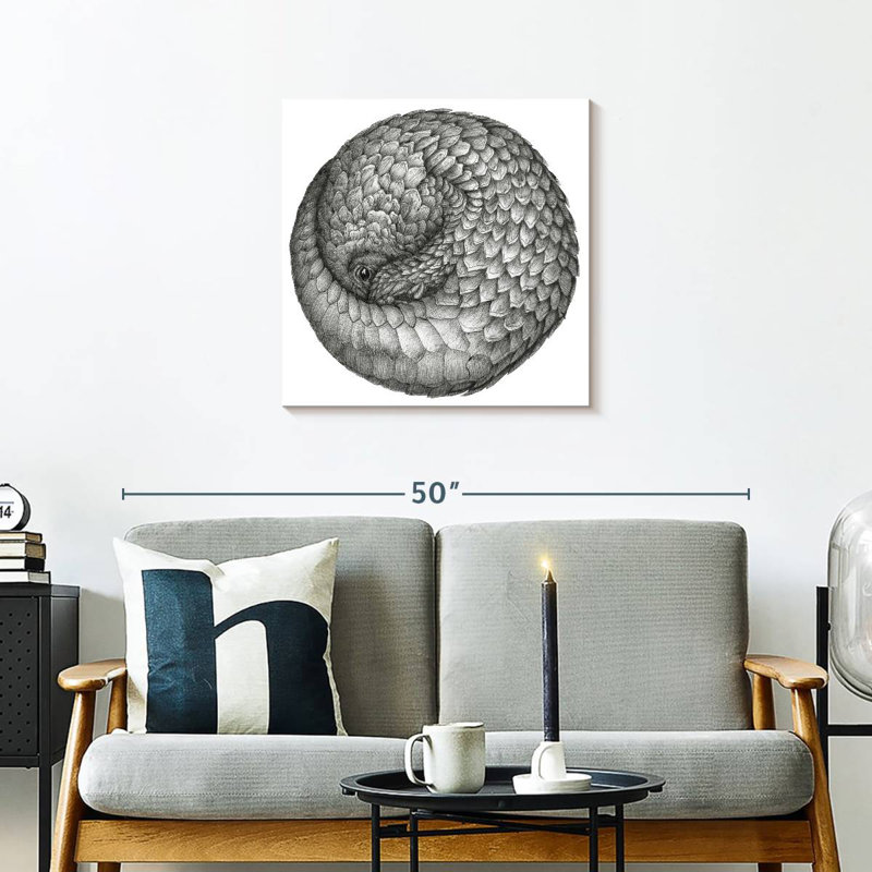 Boule de pangolin Brampt, H 24 po x l 24 po