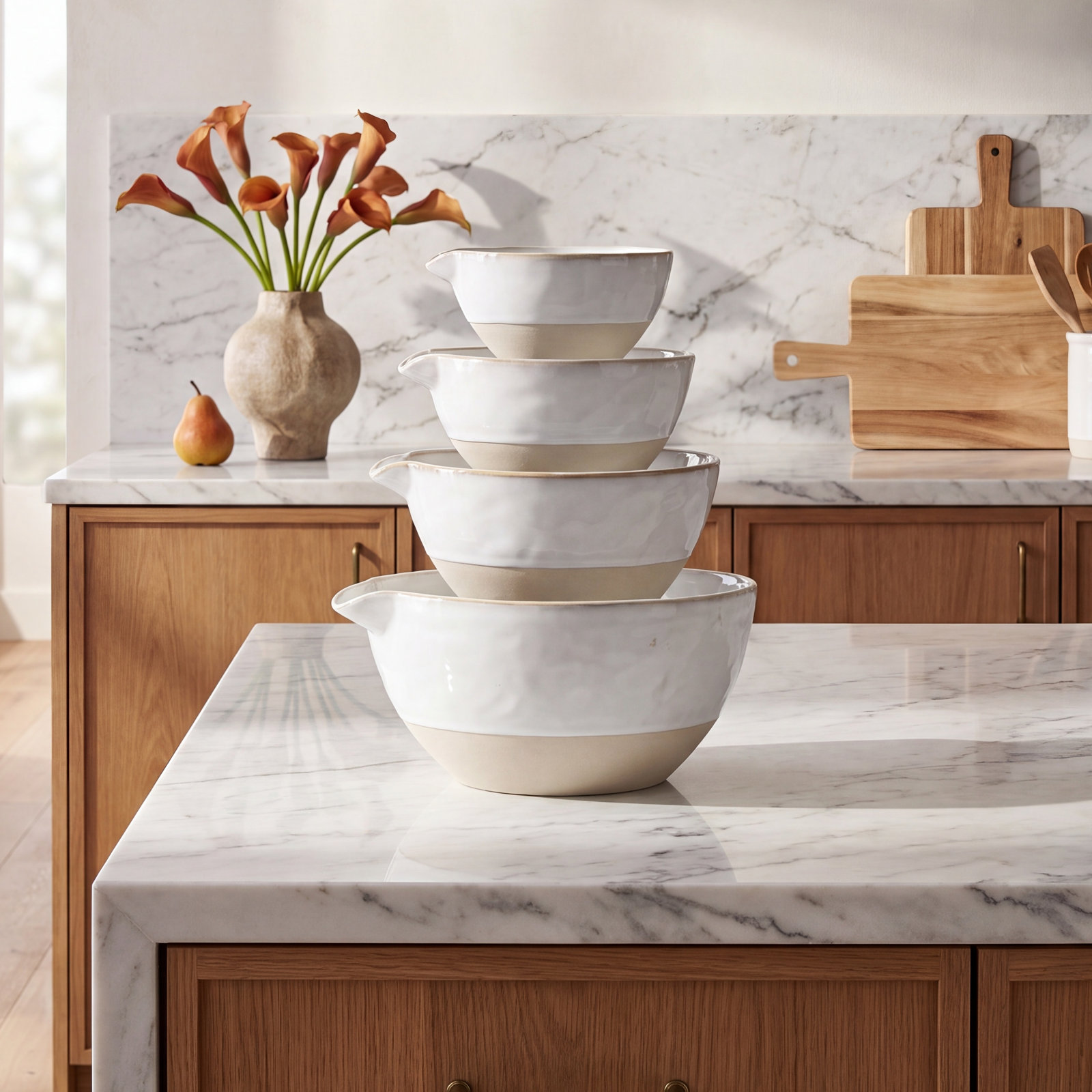 Adelora 4-Piece Mixing Bowl Set