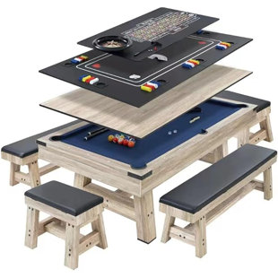 ROWREW 84.4'' L Pool Table