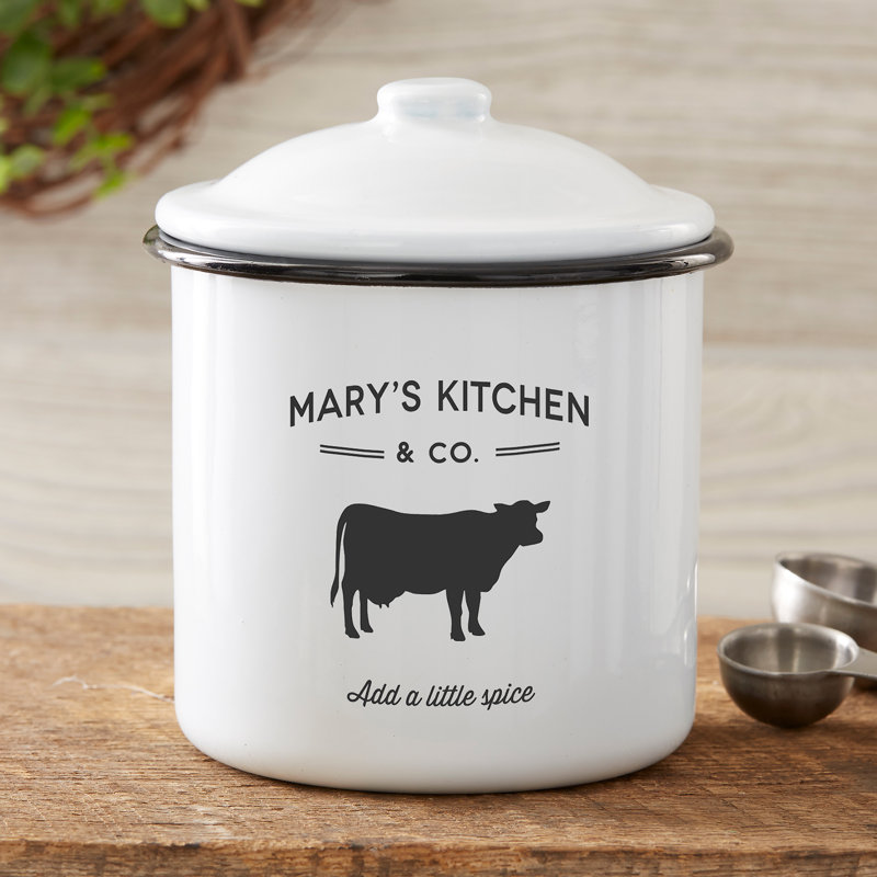 Pot de cuisine de ferme, H 4 po x l 4,25 po x P 4,25 po