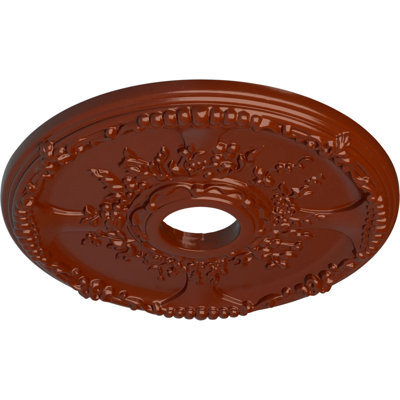 Médaillon de plafond de 18 po x P 3 po x P 1 3/8 po (convient aux auvents jusqu'à 3 1/2 po)