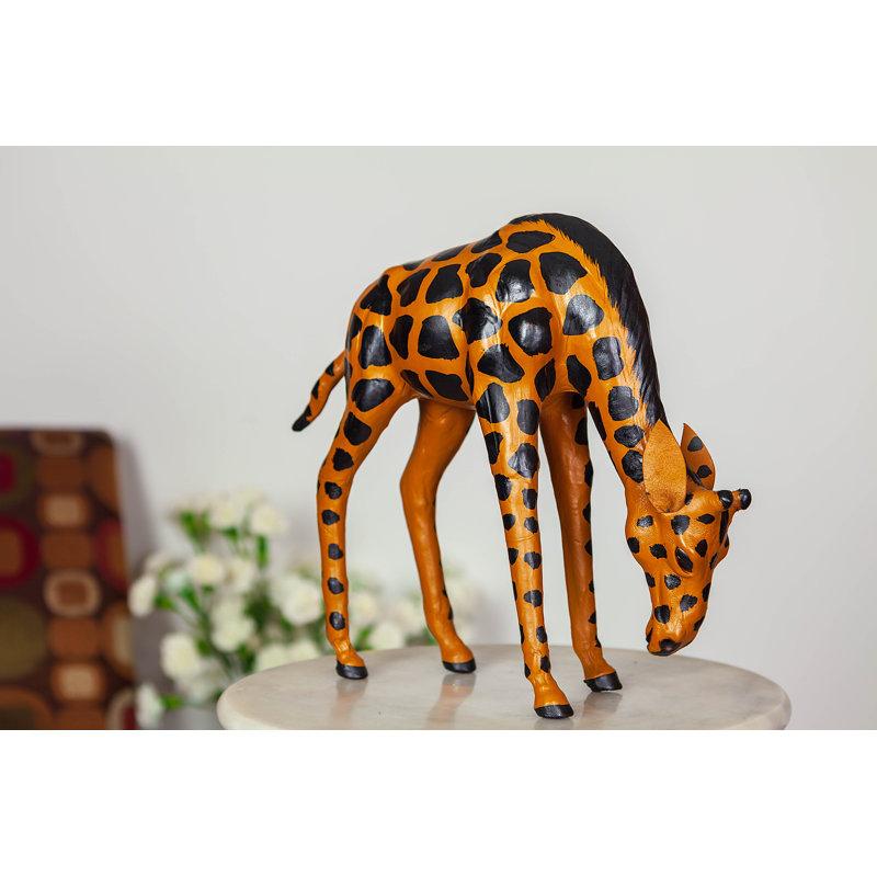 Statue giraffe pâturage Hysley, H 9,75 po x l 11 po x P 3,5 po
