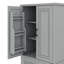Armoire de salle de bain avec rangement, portes, tiroir, compartiments multiples et tablette réglable-1422512121