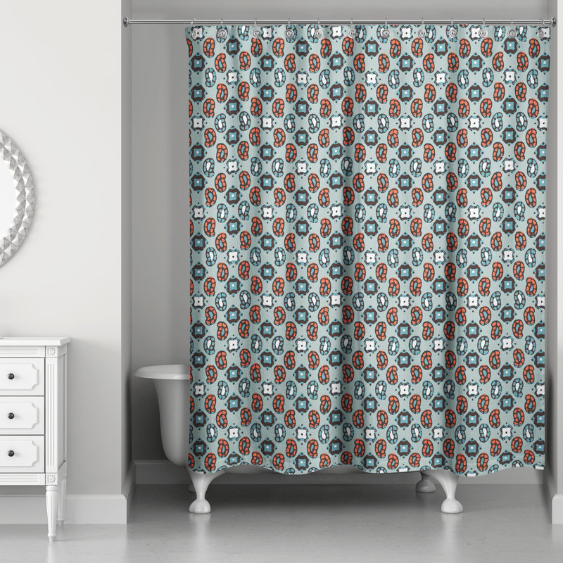 Hammack Shower Curtain, Blue