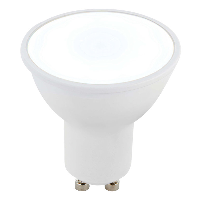 5W GU10 LED Non-Dimmable Bulb - 470lm 6500K Daylight White, 6000K