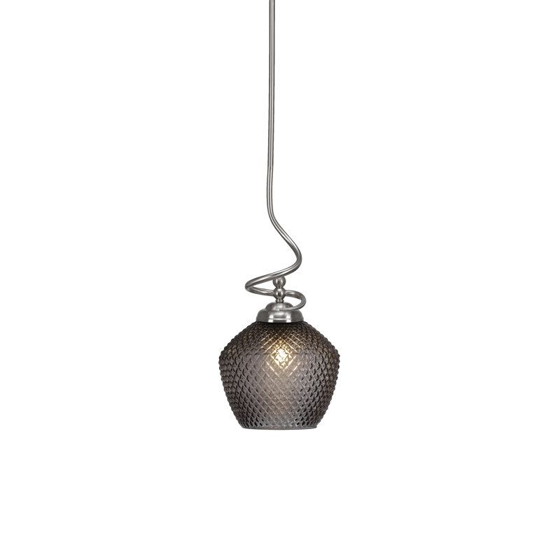 Capri Stem Hung Pendant, Brushed Nickel