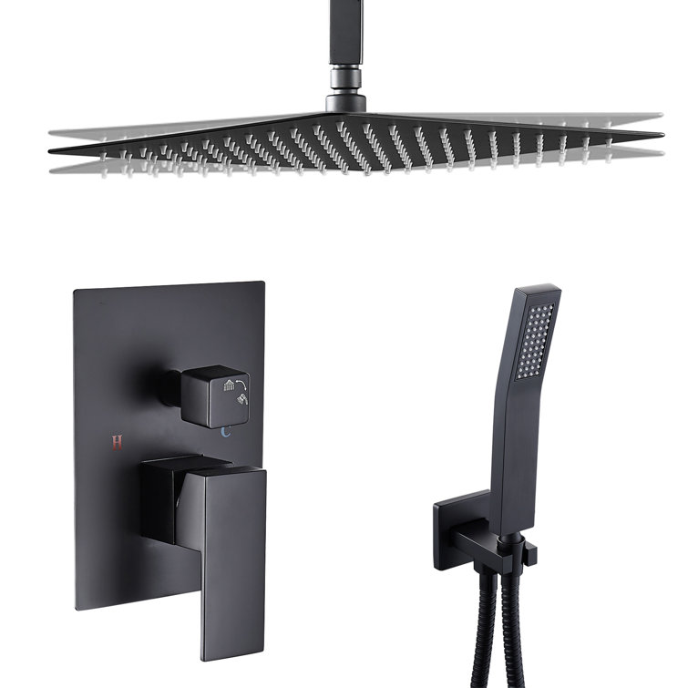 Dual Function Complete Shower System with Rough in-Valve
