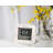 QHL097WLH Modern Digital Alarm Clock, White