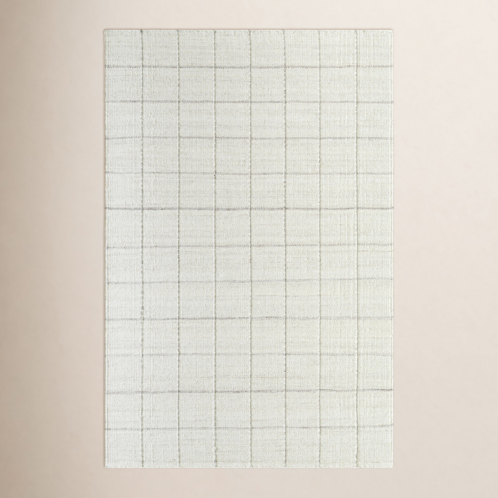 Lavande Hand-Woven Geometric Rug, Rectangle 6' x 9'