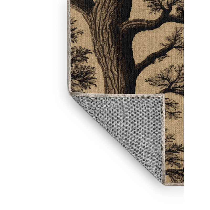  Tapis lavable Oak Trees Farm, Rectangle 2 pi x 3 pi