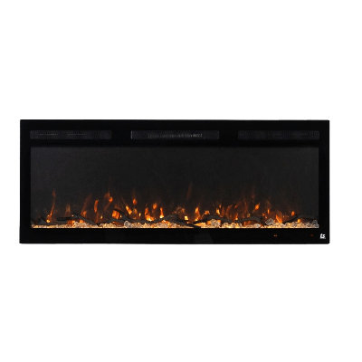Sideline Fury Smart Electric Fireplace Recessed or Wall Mounted
