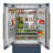 36 In. Panel Ready French Door Refrigerator With Ice maker, water dispenser, Frost Free . 19.6 total cubic feet