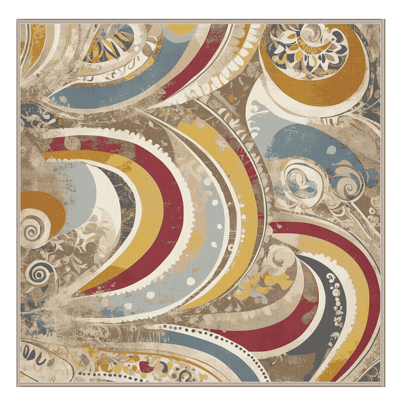 Perky Jiggle Rug, Square 3'