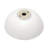 16"X16" White Ceramic C Vessel Bathroom Sink