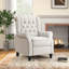 Fauteuil inclinable rembourré classique l 29,5 po avec garniture cloutée (ensemble de 4)-1165399064