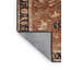 Tapis brun lavable à la machine-1085452645