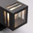 Adeen 12" Modern Outdoor Wall Light In 2 Lights With Aluminum