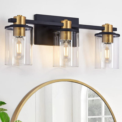 Éclairage pour meuble-lavabo à 3 lumières à intensité variable Drago