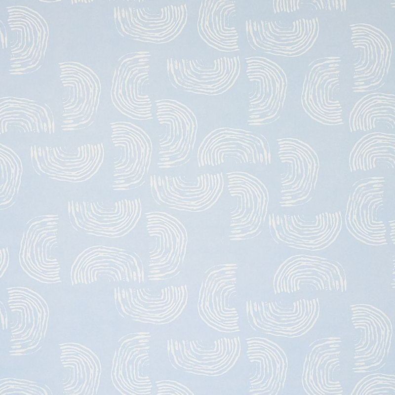 Schumacher x Caroline Z Hurley Quansoo Wallpaper, Ivory Sky