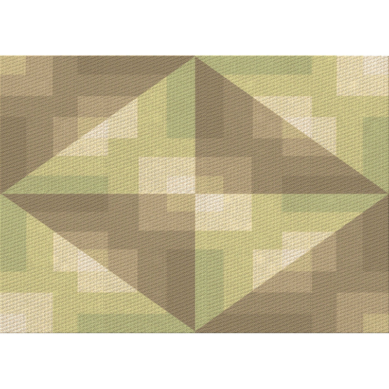 Geometric Indoor Rug, Rectangle 3' x 5'