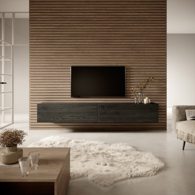 Melicent Unfinished Floating TV Stand for TVs up to 75"