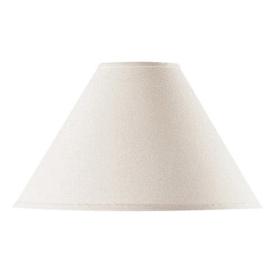 12" H x 19" W Fabric Empire Lamp Shade ( Spider ) in Off-White