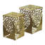 Set of 2 Aluminium Nesting Side Tables in Silver-716661718-716661721-716661722