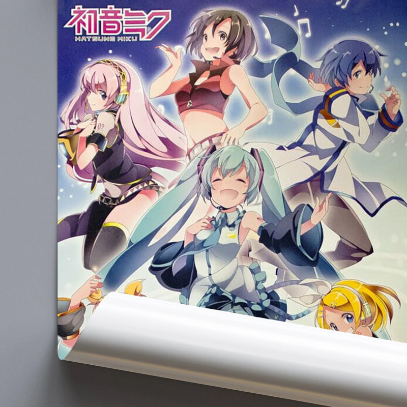  Officiellement sous licence Hatsune Miku Group, affiche d'art 24 x 36 pouces - reproduction décorative - papier affiche - prêt à encadrer