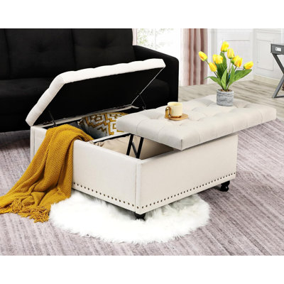 Table basse avec repose-pieds 35,5 po
