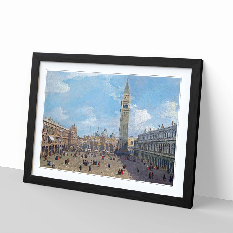 Giovanni Canaletto - Single Picture Frame Painting, Black