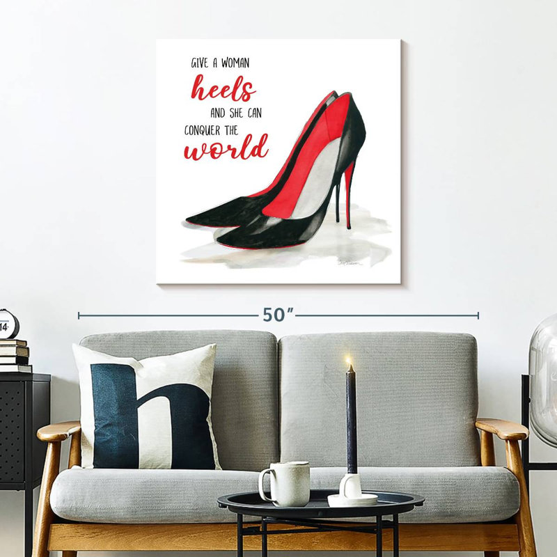 Tergel Conquer Heels, 30" H x 30" W