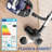 PINETAN DoubleDown Canister Vacuum Cleaner, Bagless, Double HEPA Filters, Auto Rewind, 800W Power