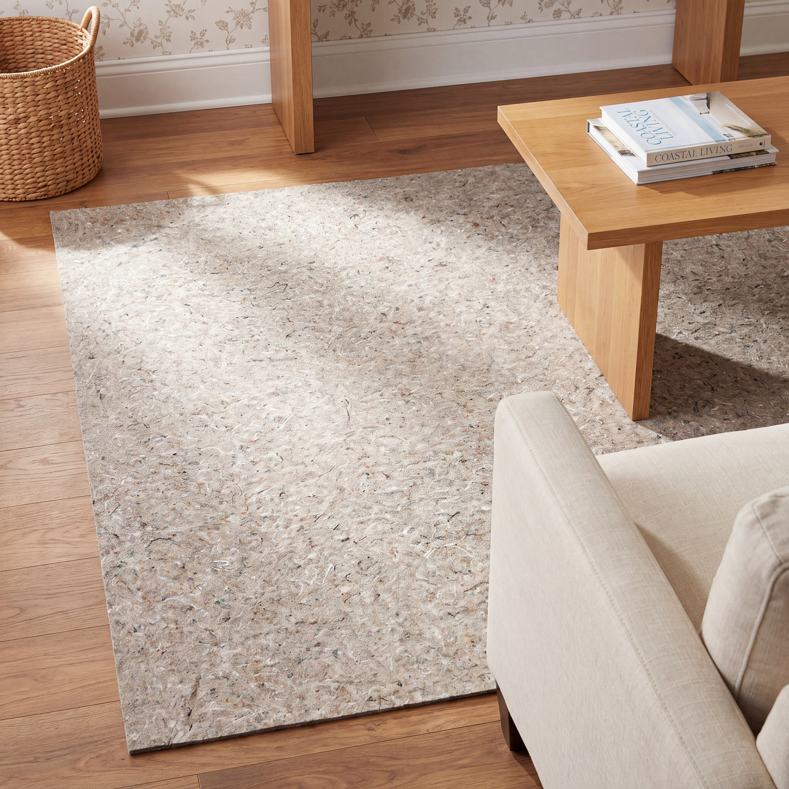 0.5" Comfort Cushion Polyester Rug Pad, Rectangle 8' x 11'