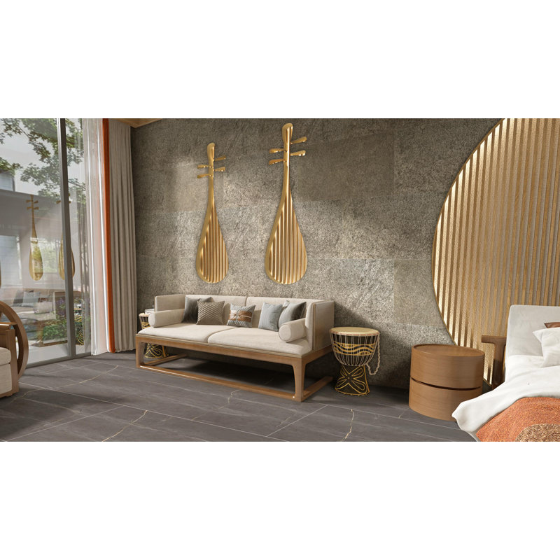 Panneau mural en pierre de 35,4 po x 23,6 po Falkirk Johnstone (paquet de 10)