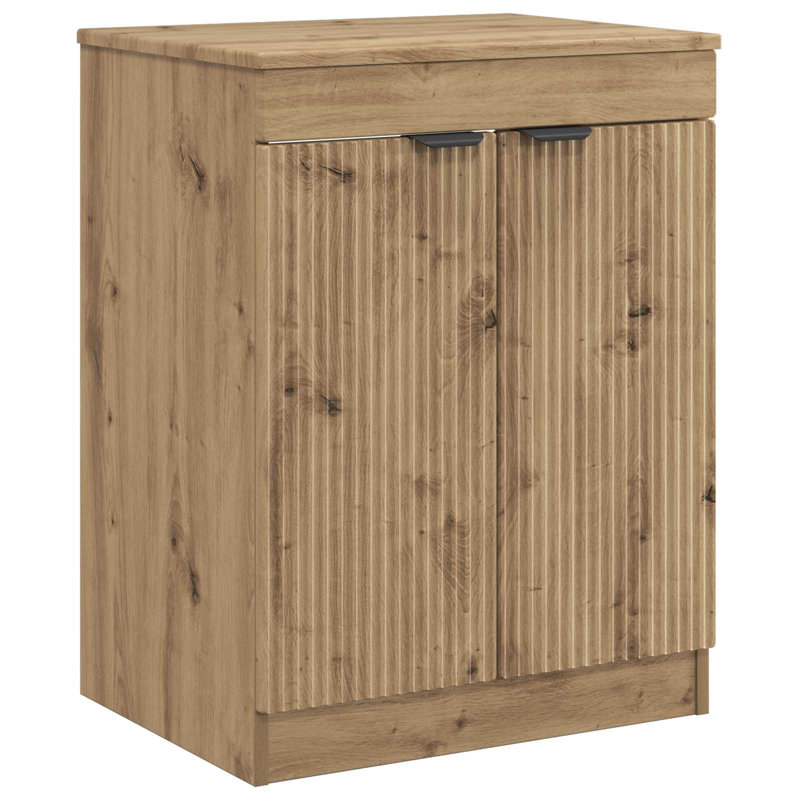 54cm Bathroom Vanity Base Only, Artisan Oak