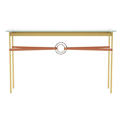 Equus 54" W Glass Top Console Table