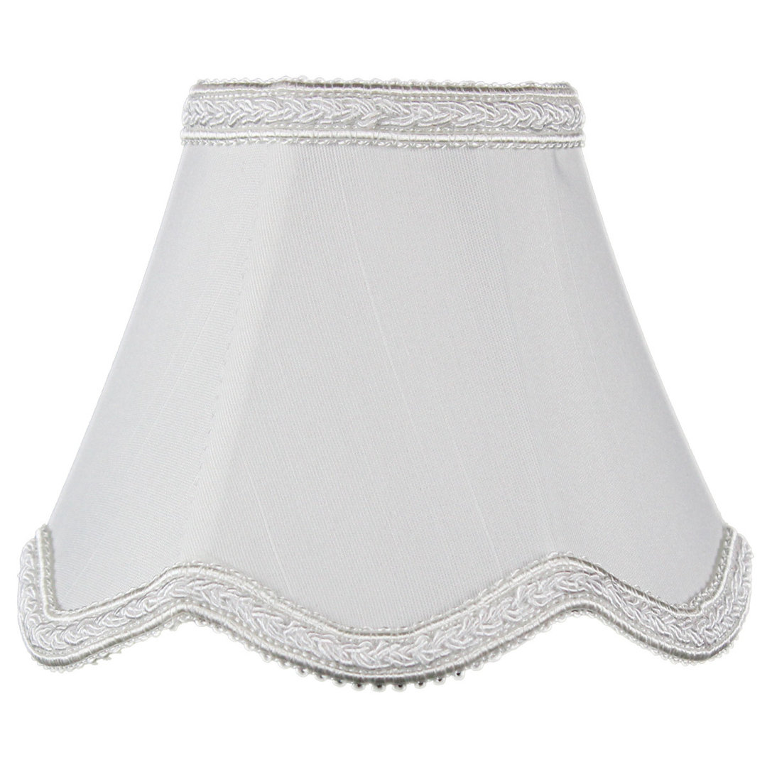 4" H x 5" W Linen Bell Candelabra Shade ( Clip On ) Astoria Grand