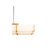 Orleans 5-Light Linear Chandelier in Gold-100668950-100668953