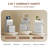 Compact Makeup Vanity Table With Lighted Flip Top Mirror 3 Drawers Rolling Stool And Charging