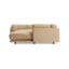 Canapé modulaire 3 pièces en velours de 156 po de largeur Sunday-81755633
