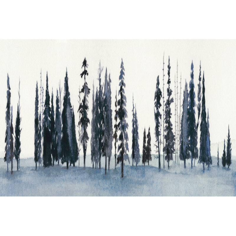 Sapphire Grove II 1 Piece Wrapped Canvas Wall Art, 30cm H x 46cm W x 3.8cm D
