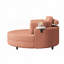 Fauteuil demi-tonneau avec repose-pieds avec rangement-114374391